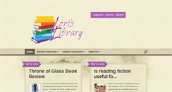 Desktop Screenshot of lorislibrary.com